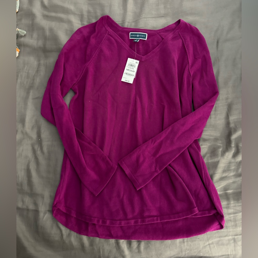 Purple sweater